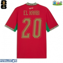 Marokko Ayoub El Kaabi #20 Hjemmedrakt VM 2026 Kortermet